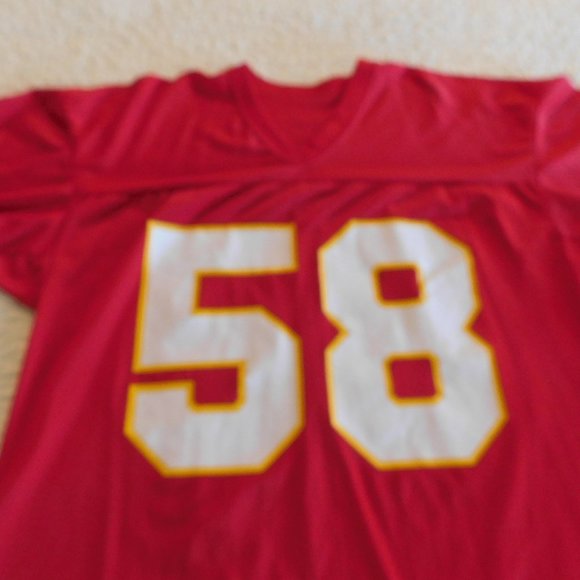Vintage NFL Chiefs Champion #58 Derrick Thomas Champion Jersey / Size 48 - Picture 7 of 7